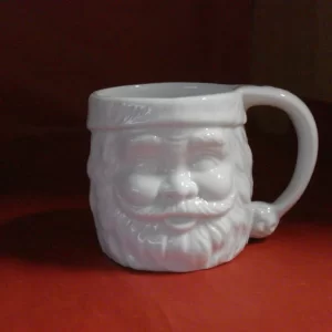 drykkjarkanna með jólasveinaandliti