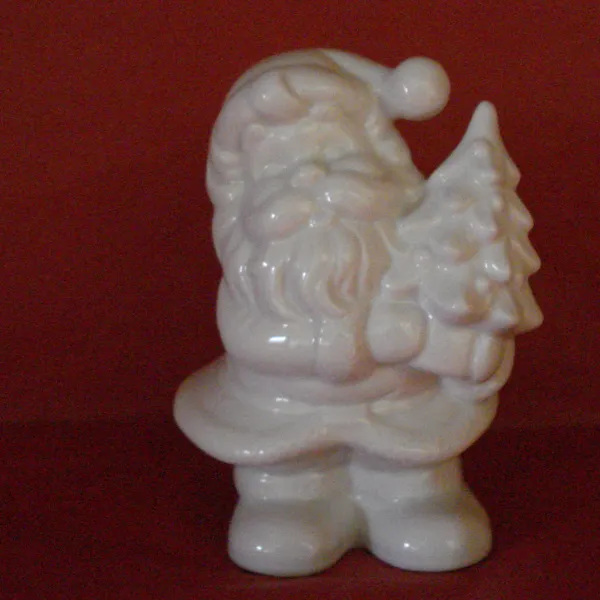 Jólasveinn með jólatré