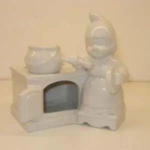 jólakona við eldstó