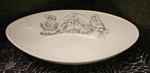 kleinuskál með mynd